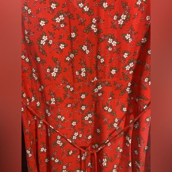 AEROPOSTALE Floral V-Neck Shirt Dress - Picture 3 of 5